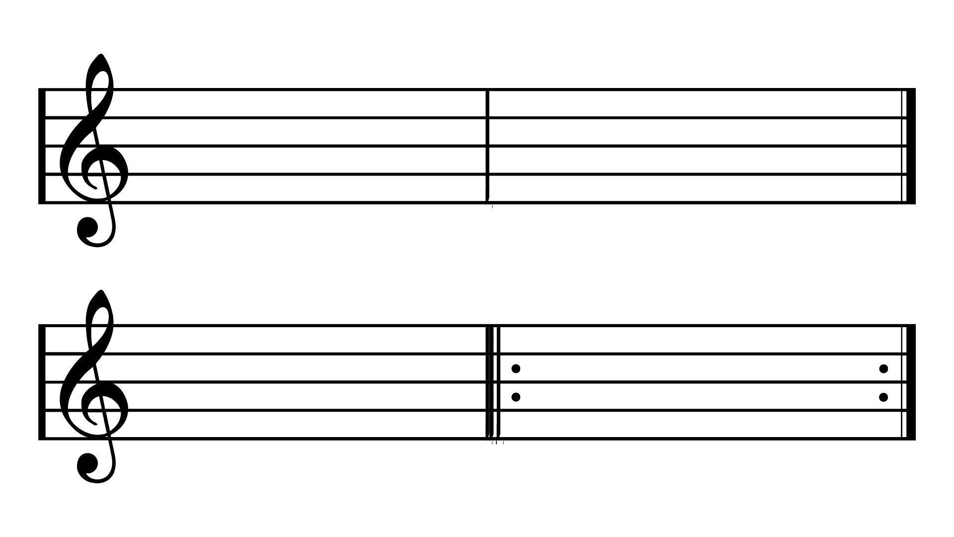 what does bar line mean in music